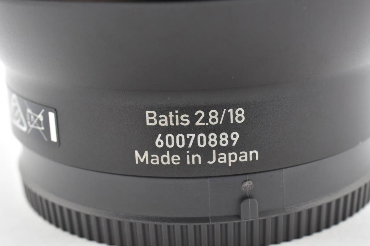 ☆極上品☆カールツァイス Carl Zeiss Batis 18mm F2.8 ソニーE用 ♯