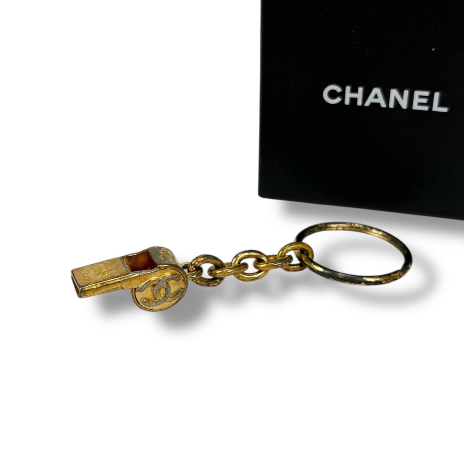 シャネル CHANEL キーリング 1995年製造 バッグチャーム
