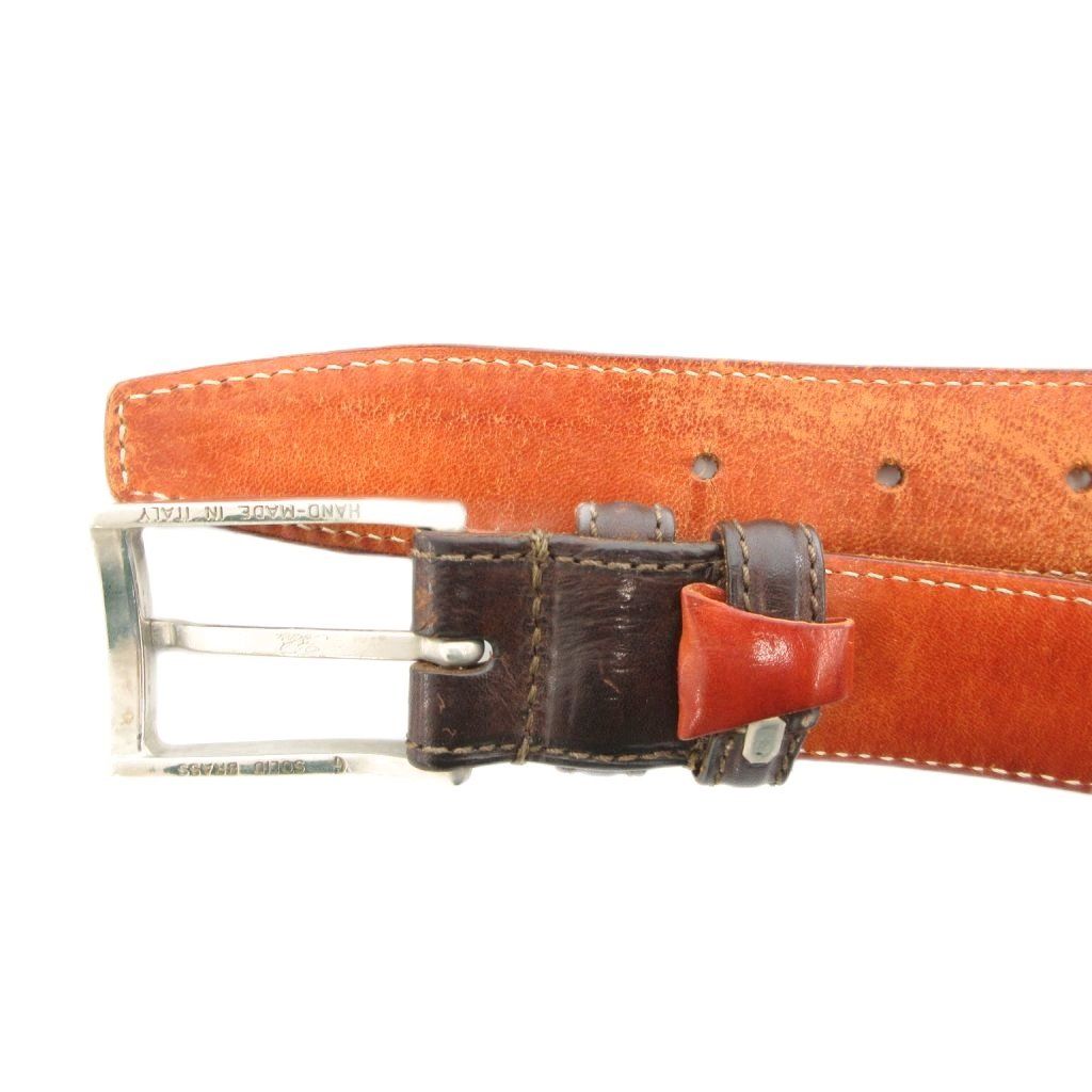 【超美品】Felisi フェリージ レザーベルト 44 80cm フェリージ Felisi レザーベルト 44-80 ステッチ 黒 ブラック