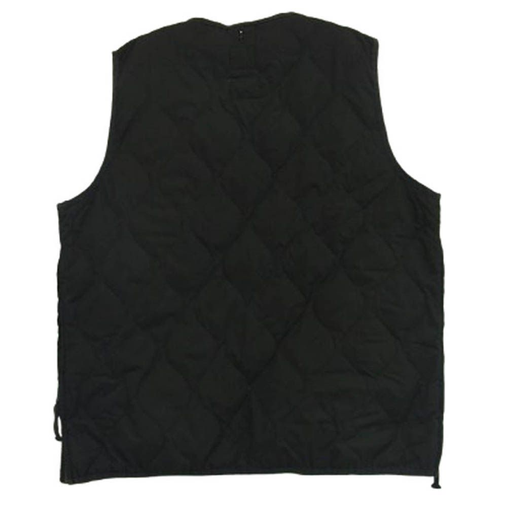 ブラックキルティングダウンベスト ☆Celine☆キルティング モノグラム ブルゾン ナイロン ブラック