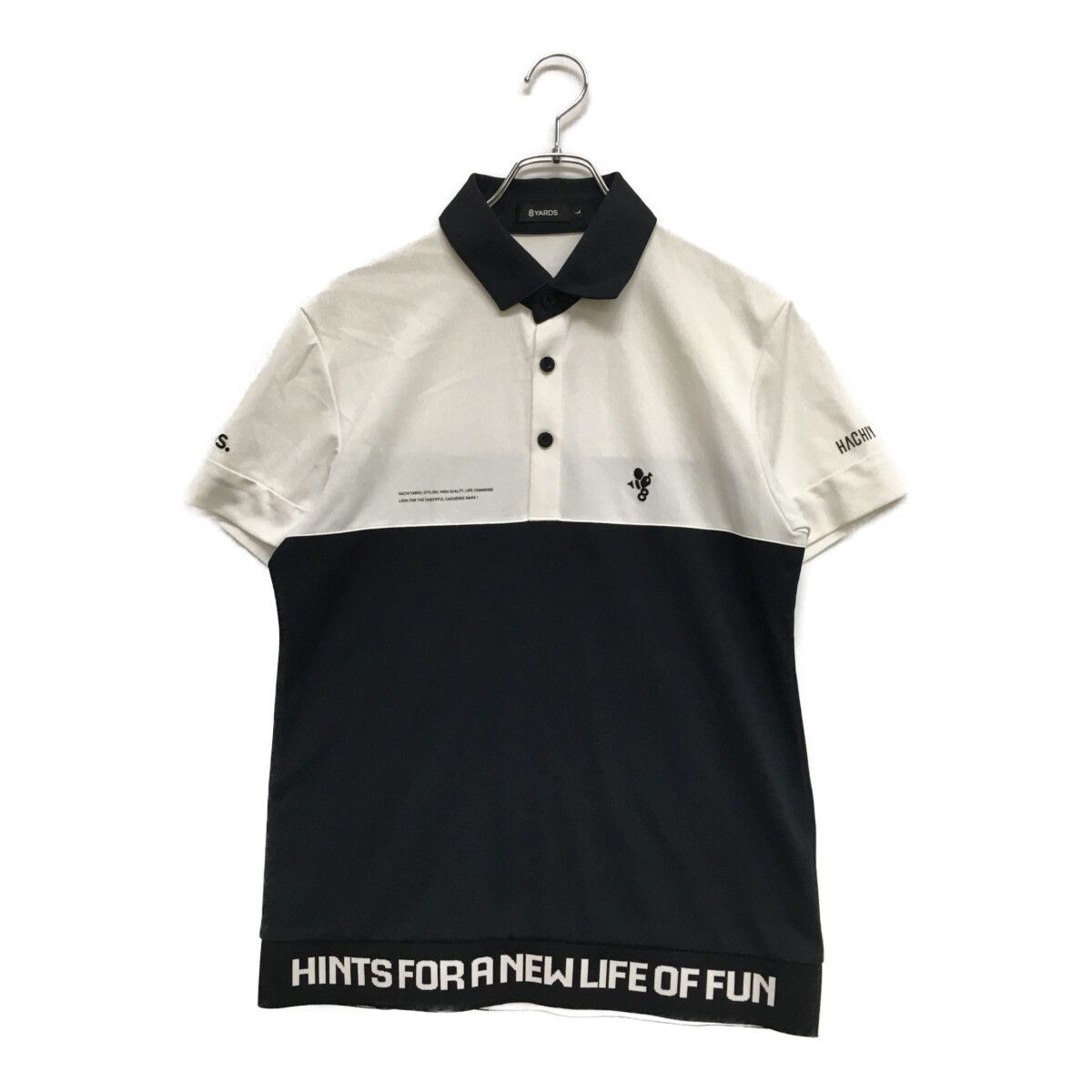 8yards レディース ポロシャツ 黒 8yards レディース ポロシャツ 黒