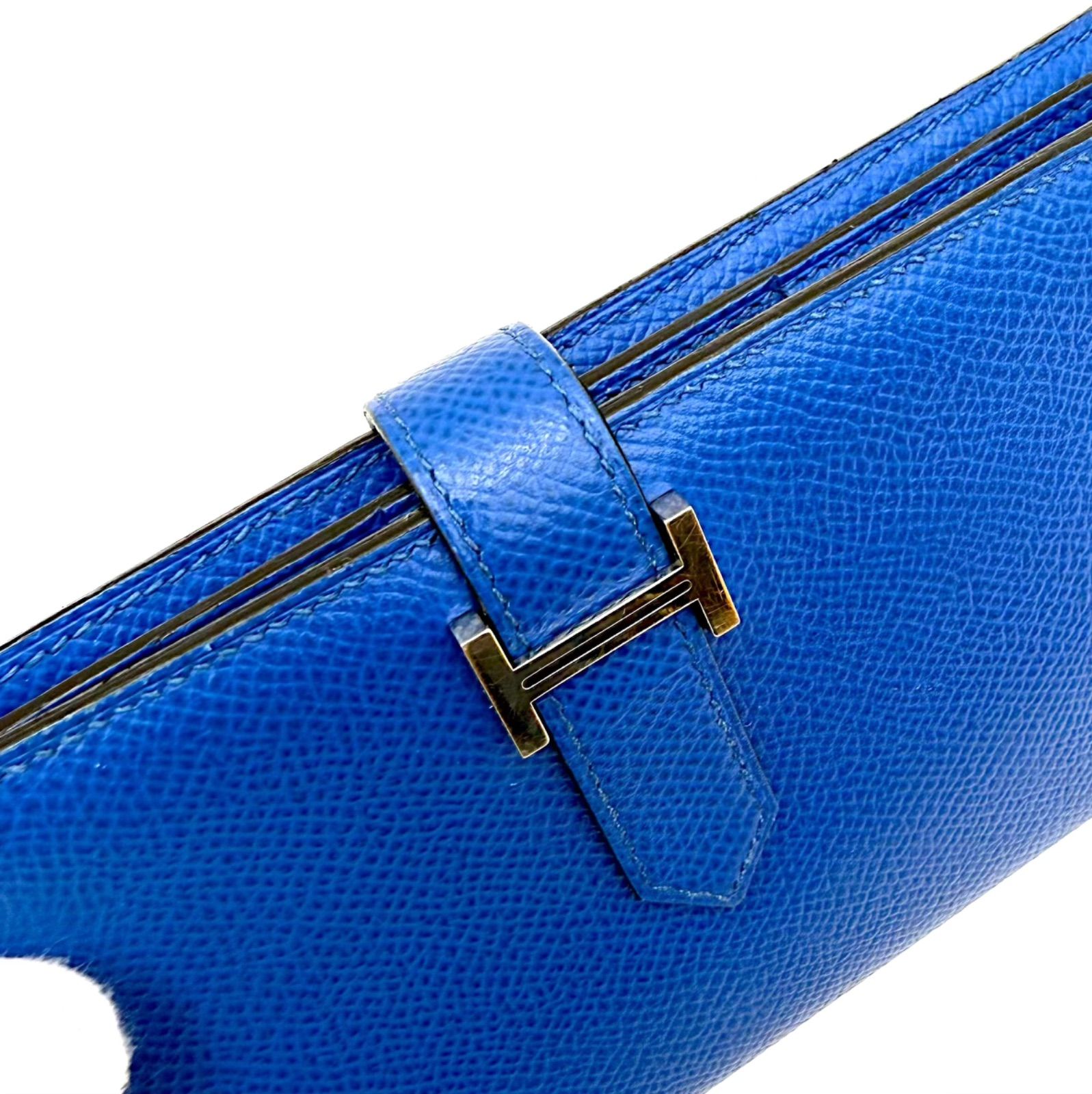 未使用に近い】Z 刻印2021年 エルメス ベアンスフレ 長財布