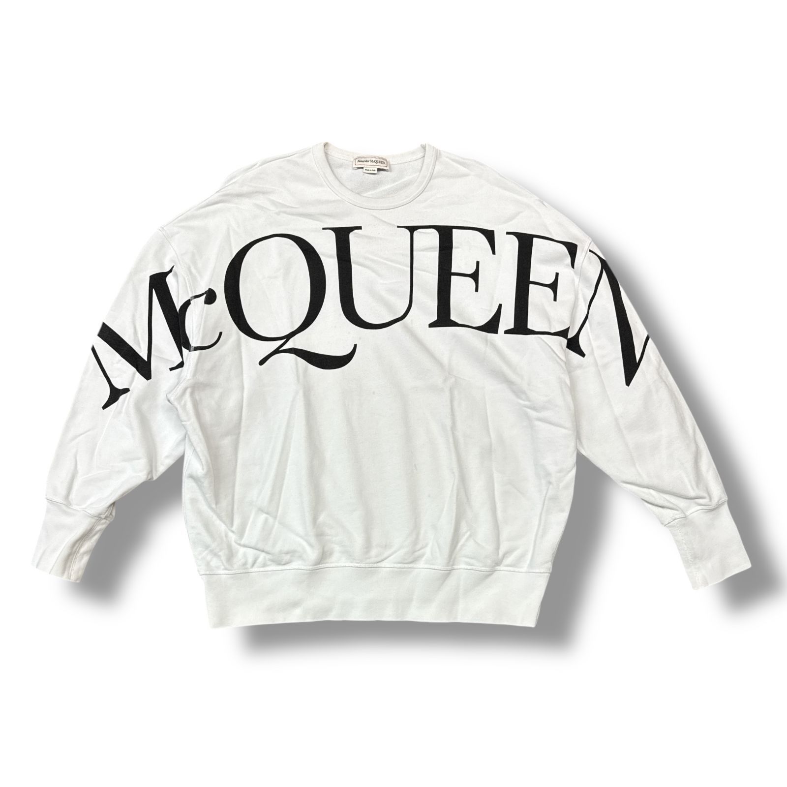 国内正規 Alexander McQUEEN Logo Oversized Sweatshirt ロゴ オーバー 