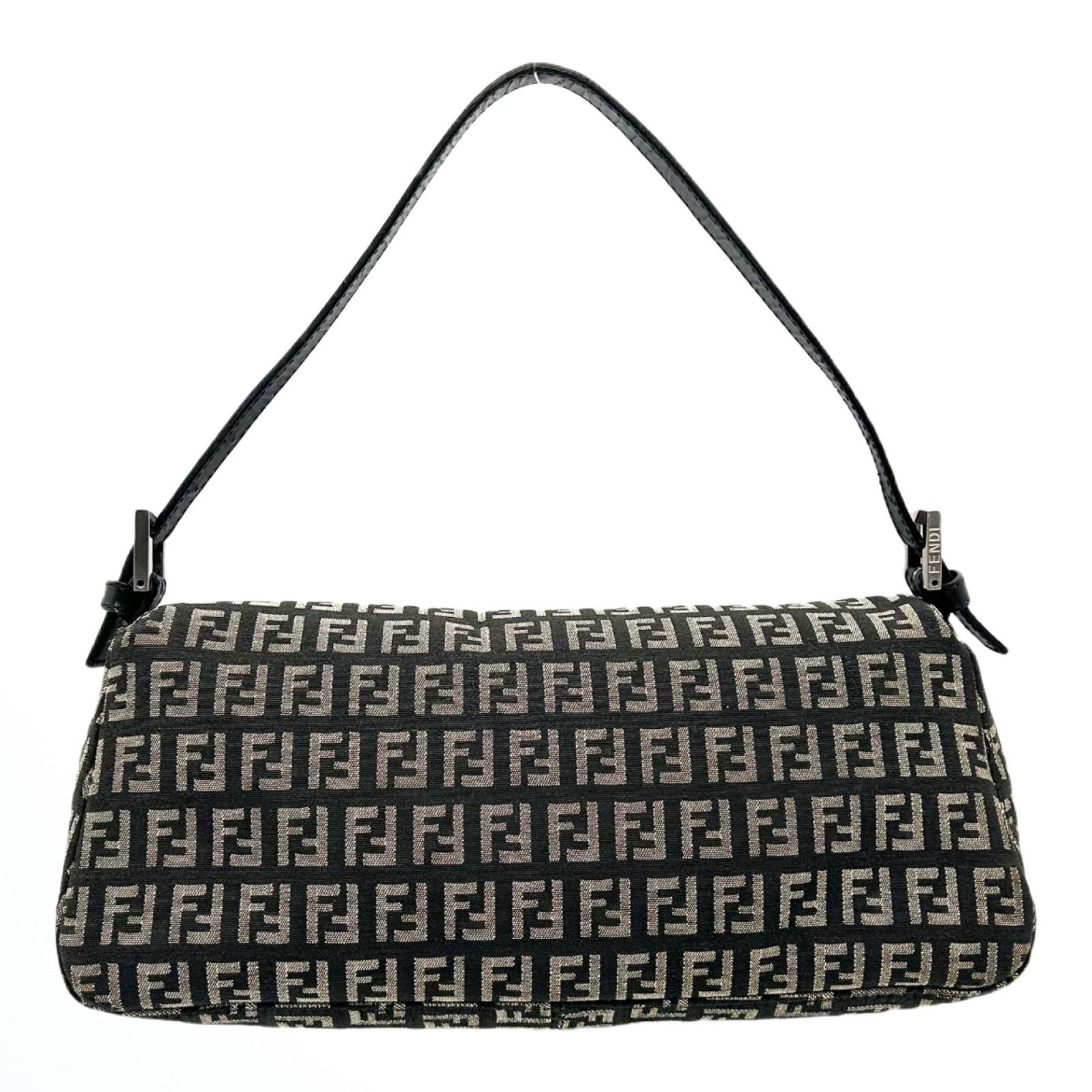 フェンディ マンマバケット ショルダーバッグ ズッキーノ FF レザー