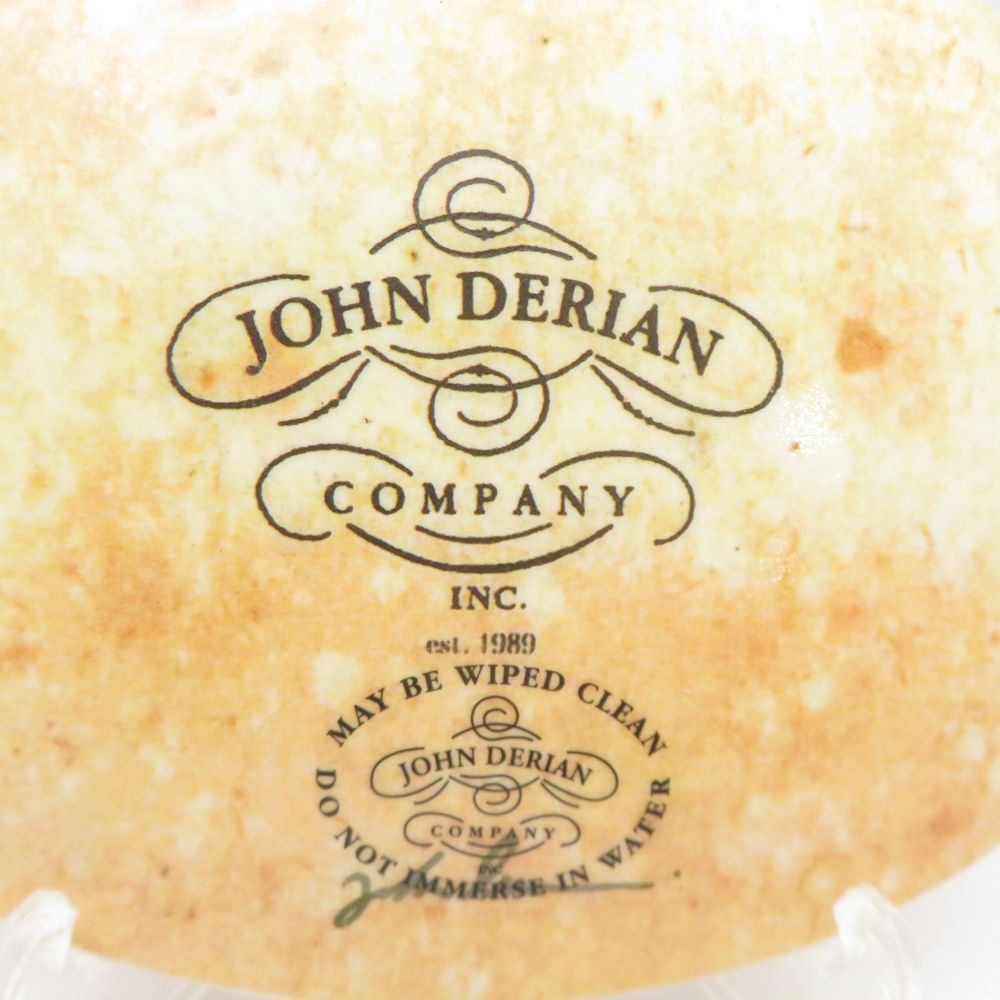 John Derian  ジョンデリアン　デコパージュ　飾り皿　ハート型　20㎝ ジョンデリアン デコパージュ John Derian ジョンデリアン