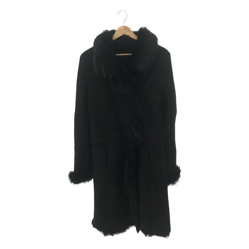 ジョゼフ】ムートン ブラック 36ムートン JOSEPH / ジョセフ | リアル