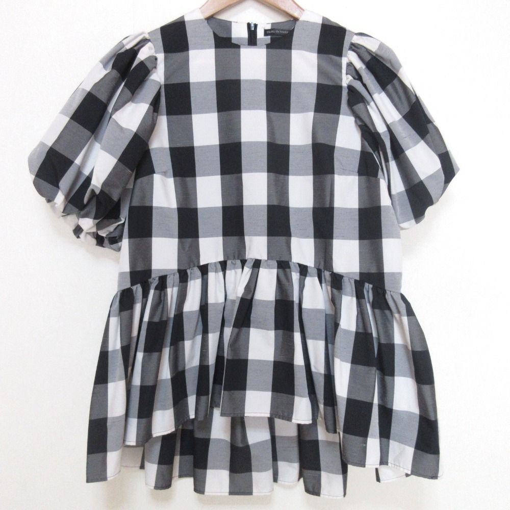 美品 TSURU BY MARIKO OIKAWA ツルバイマリコオイカワ チェック柄  