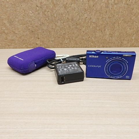 Nikon COOLPIX S6200 ブルー 充電器 バッテリー付き 訳アリ ニコン