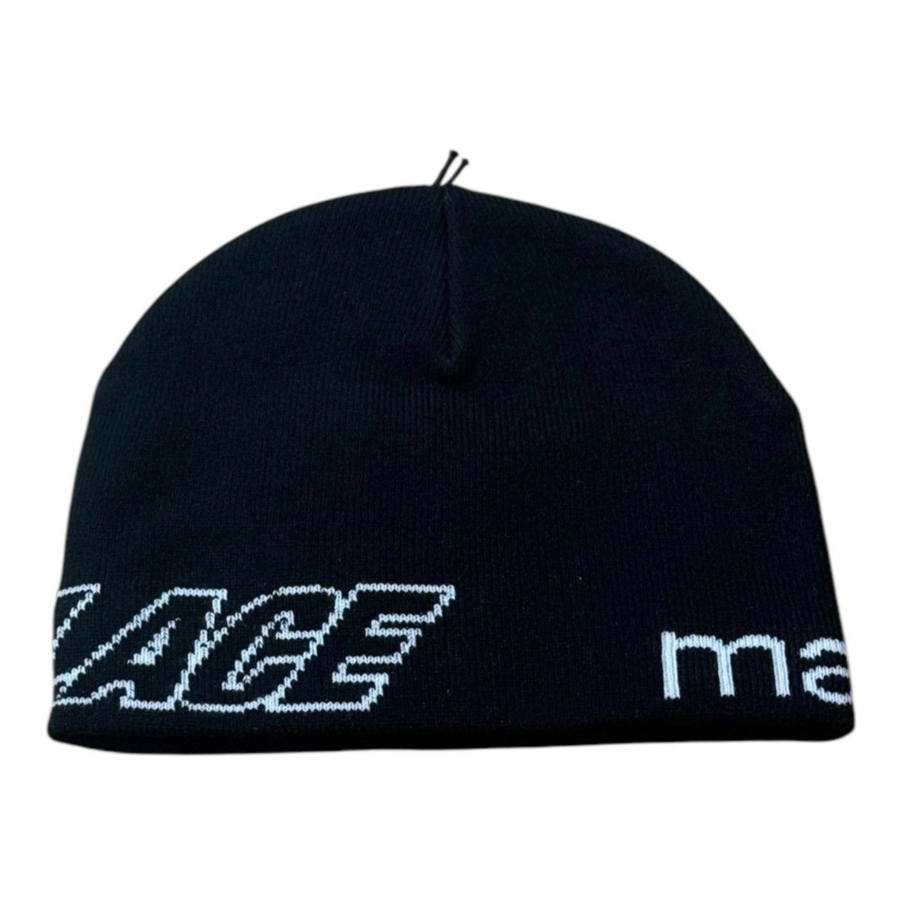 [最安値]PALACE MAHARISHI ビーニー　ブラック PALACE x MAHARISHI No Cuff Beanie 