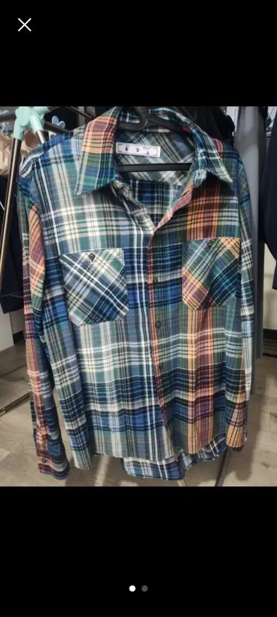 Off-White オフホワイト フランネル シャツ L サイズ