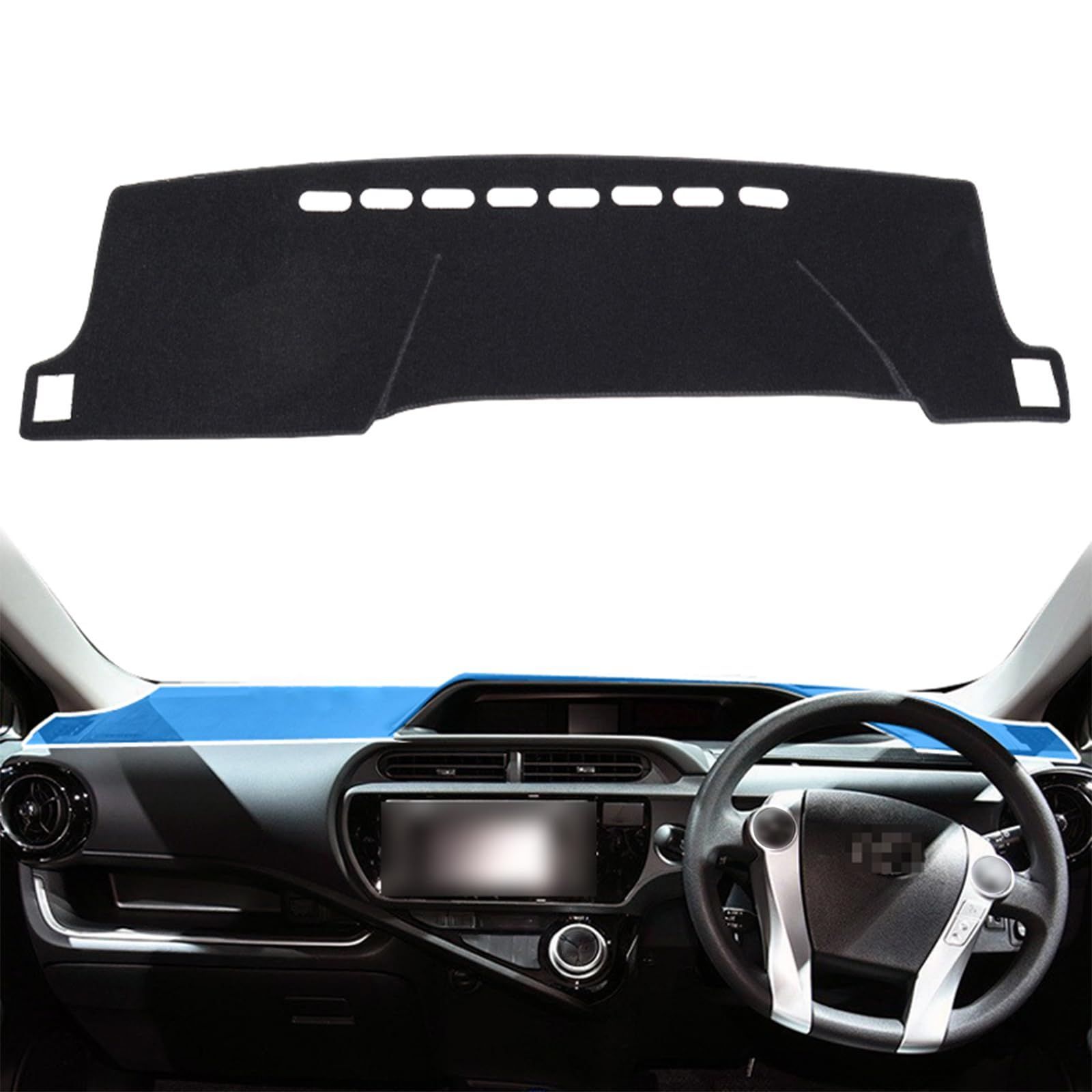 【特価商品】1Pセット アクセサリー インテリア (トヨタ 内装パーツ 保護マット 耐久性 アクア アクア ダッシュボードライト 10系 10系 日焼け防止 車種専用 AQUA AQUA 2011年12月-現行 2011年12月-現