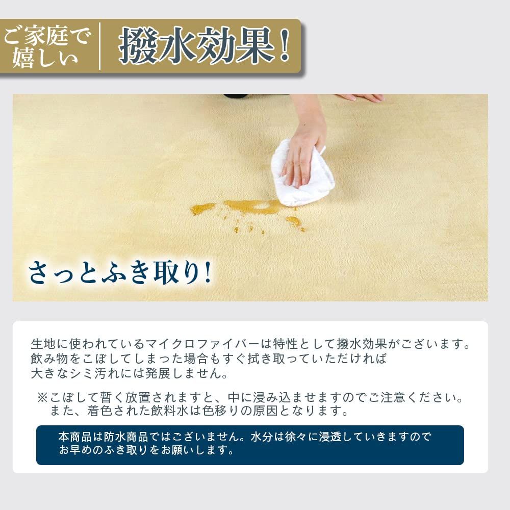 フリーリー ラグ カーペット 高反発ラグ 厚25mm 140×200cm 抗菌 防ダニ加工 厚手 ラグマット オールシーズン 滑り止め付 マイクロファイバー サイズ S無地 グレー MARWIL-DEMENAGEMENTS_CH