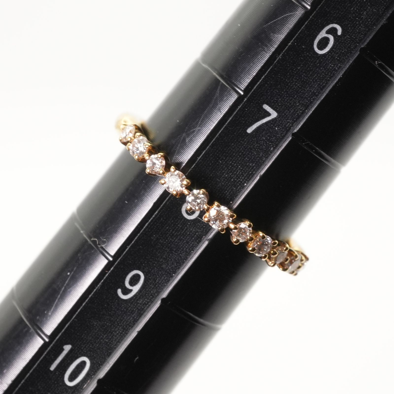 ポンテヴェキオ ハーフエタニティ ダイヤ 0.17ct リング/24-4337