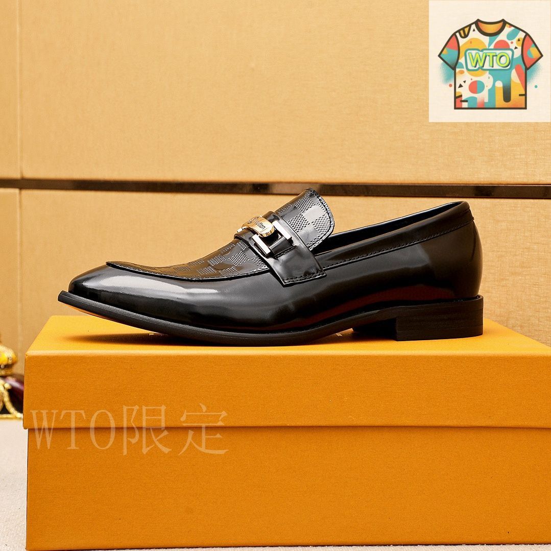 Louis Vuitton ルイヴィトン　ロゴ入りカジュアルシューズ 黒/茶 良品▽LOUIS VUITTON ルイヴィトン 1A9ILR LVボールド・ライン