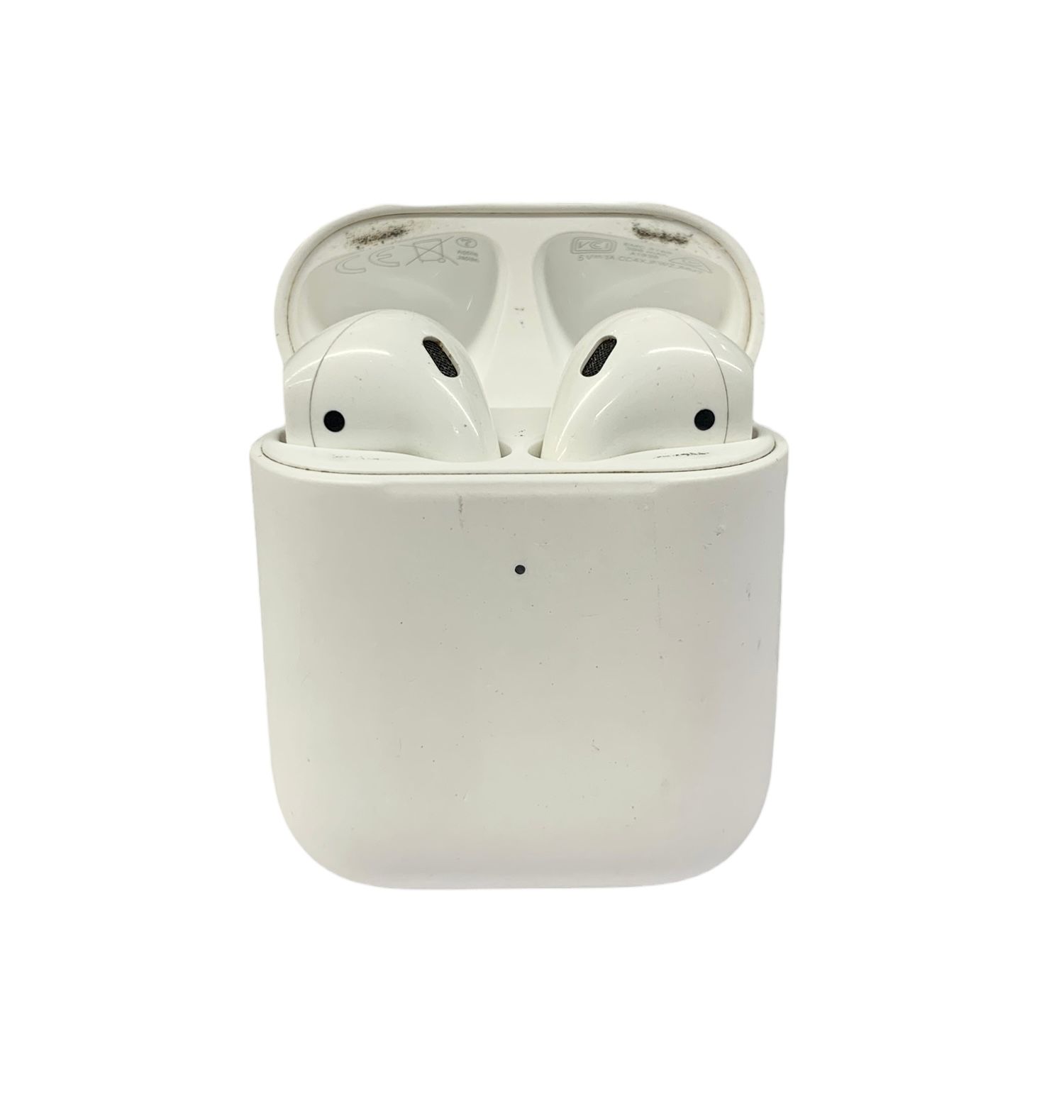 Apple (アップル) Air Pods エアポッズ 第2世代 2019発売 ワイヤレスイヤホン MRXJ2J/A ホワイト 家電/025 -  メルカリ