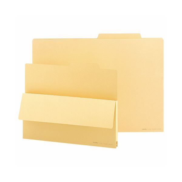 まとめ ライオン事務器 持出しフォルダー A4クリーム A4-APF 1冊 ×50セット