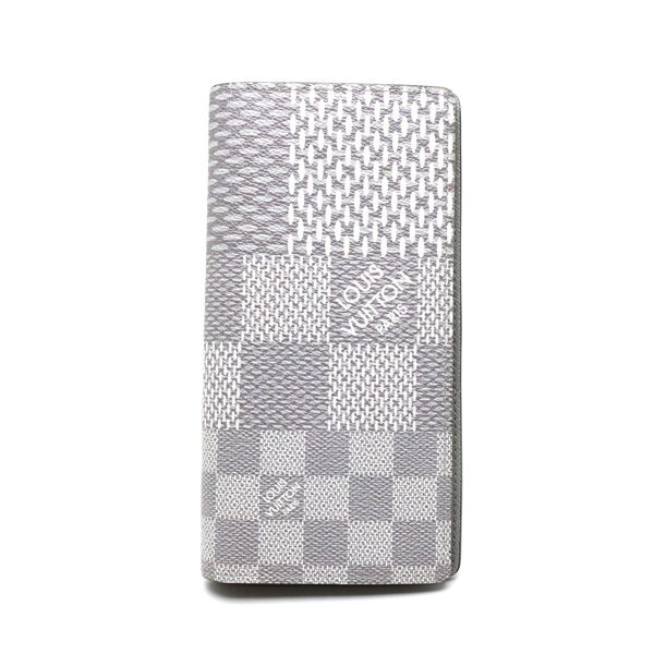 ルイヴィトン 長財布 ダミエ グラフィット ポルトフォイユ ブラザ グレー LOUIS VUITTON ルイヴィトン 長財布 ダミエ グラフィット