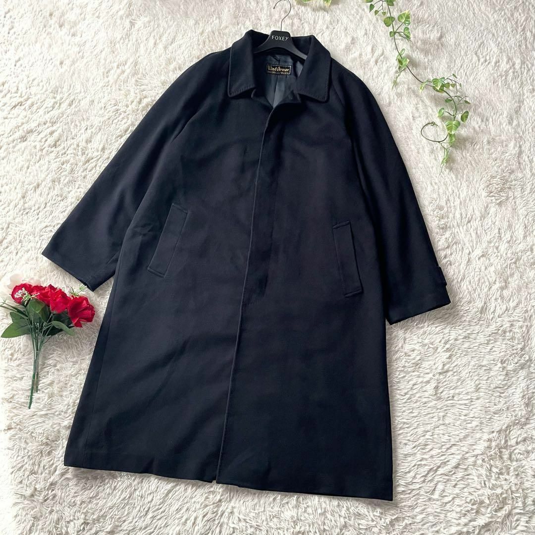 25aw lechoppe レショップ LE SUPER110sバルカラーコート 完全新作のLE