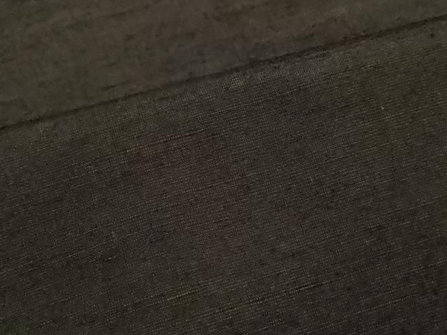 鉄黒色 正絹