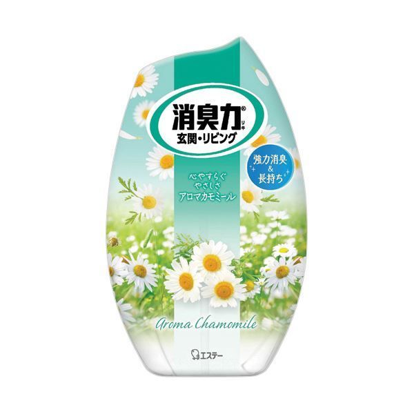 （まとめ） エステーお部屋の消臭力 アロマカモミール 400mL 1セット（3個） 【×5セット】