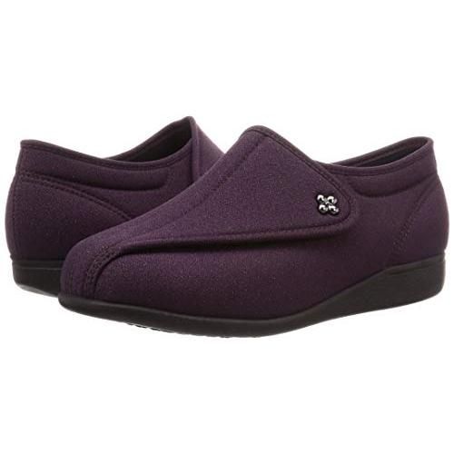  快歩主義 介護シューズ 軽量 KHS L 011 レディース パープルラメ 25.0 cm 3 E その他 歩行補助 転倒防止