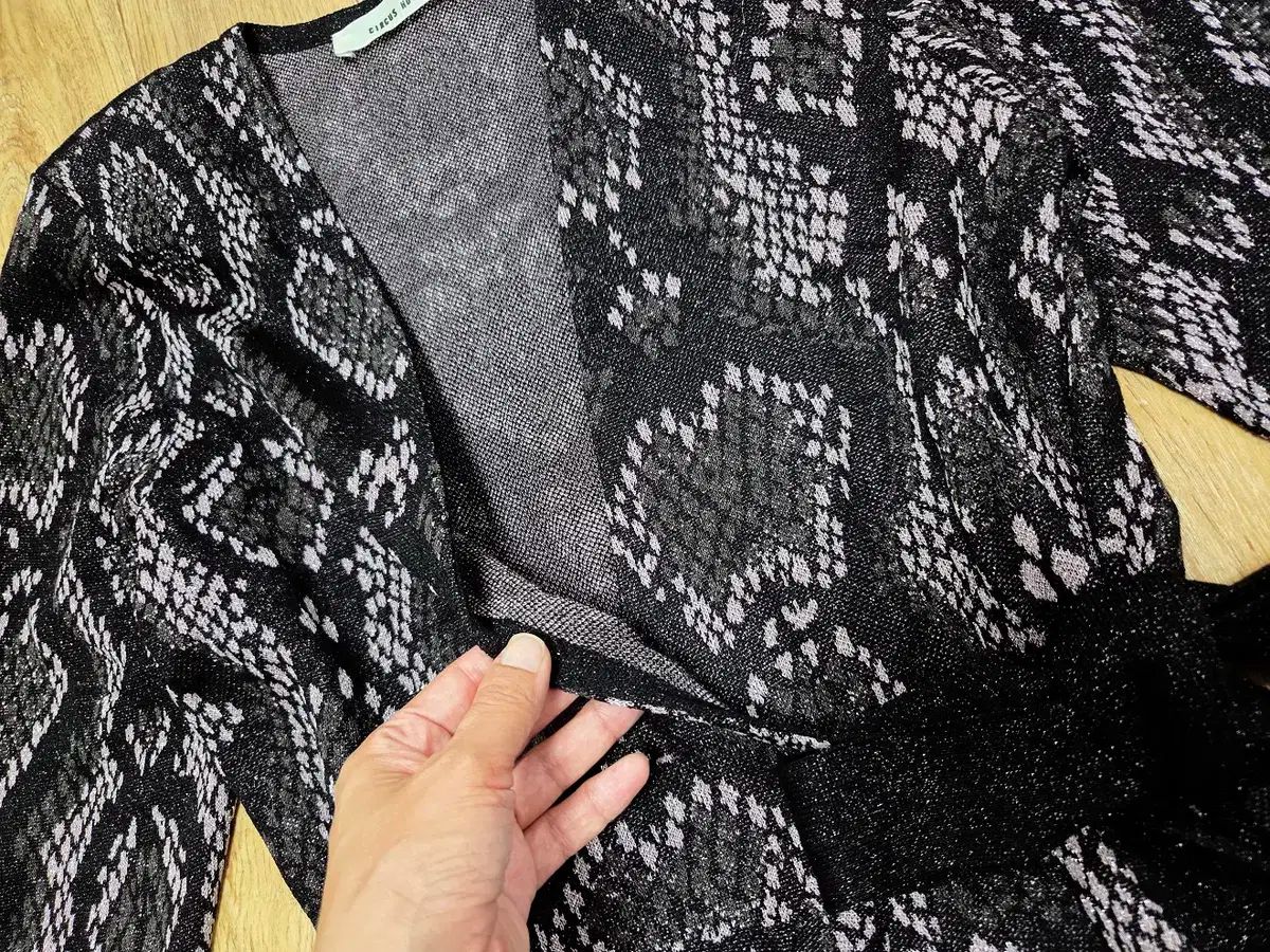 ラップ ニットワンピース