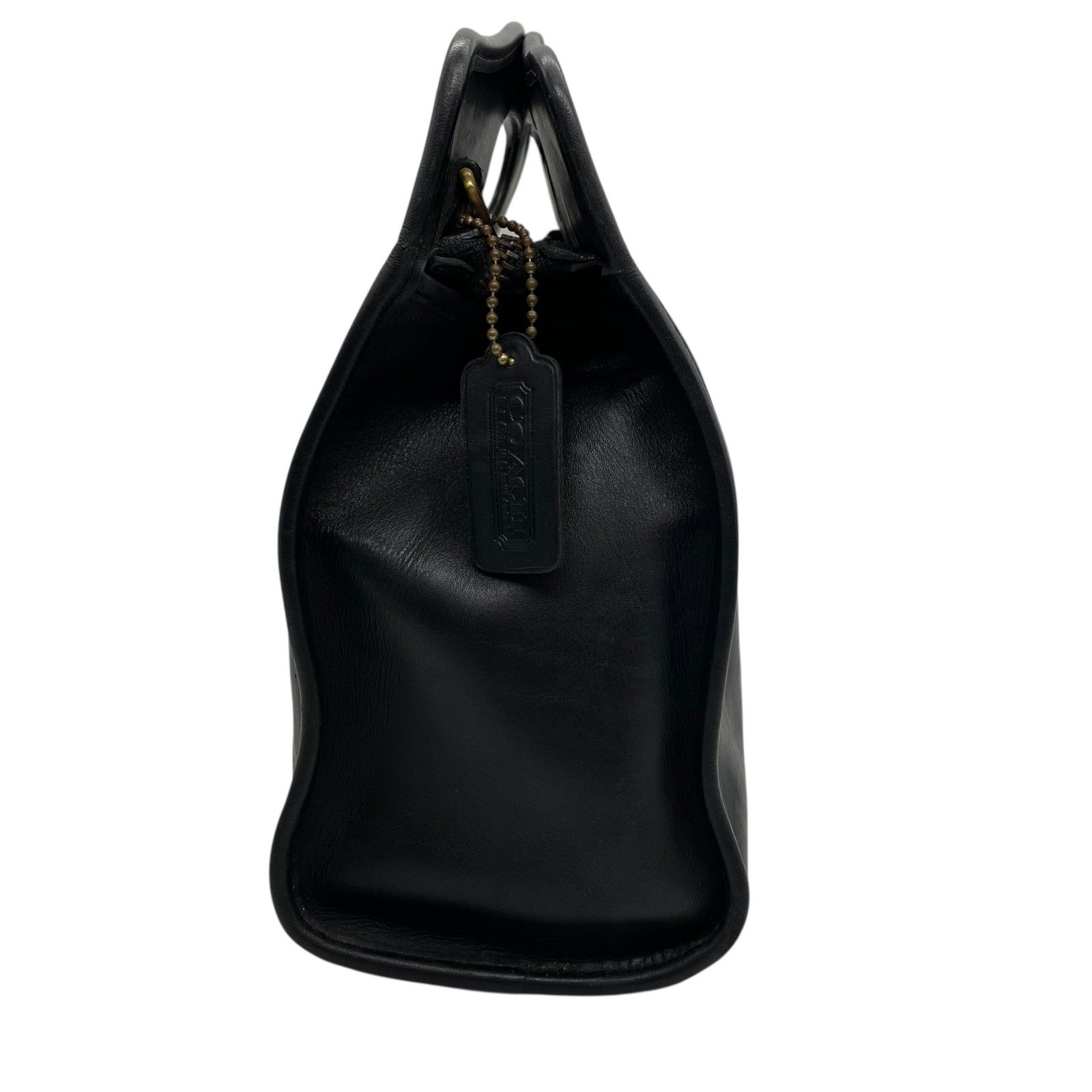 【美品】オールドコーチ　グラブタンレザー　2way　ボストンバッグ 　ブラック 希少 オールドコーチ COACH ハンドバッグ ビジネスバッグ 2WAY