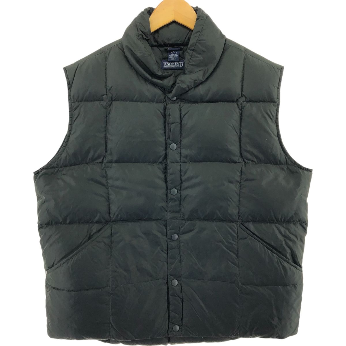古着 90~00年代 ランズエンド LANDS' END グースダウンベスト メンズL相当 ヴィンテージ/eaa507368