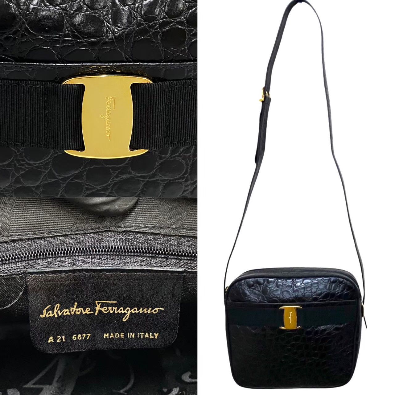 未使用保管品 Salvatore Ferragamo サルヴァトーレフェラガモ ヴァラ