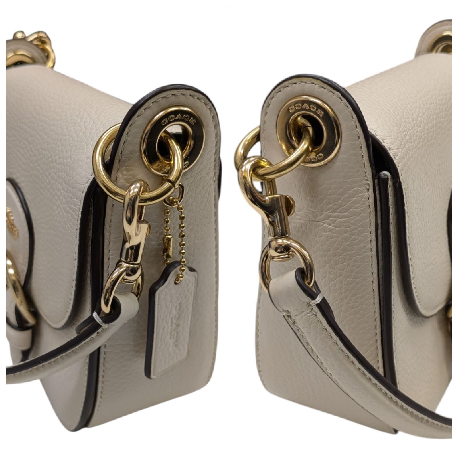 コーチCOACH ショルダーバッグ C5685 2way ミニバッグ レディース COACH（コーチ） ショルダーバッグ レディース レザー ホワイト 2WAY