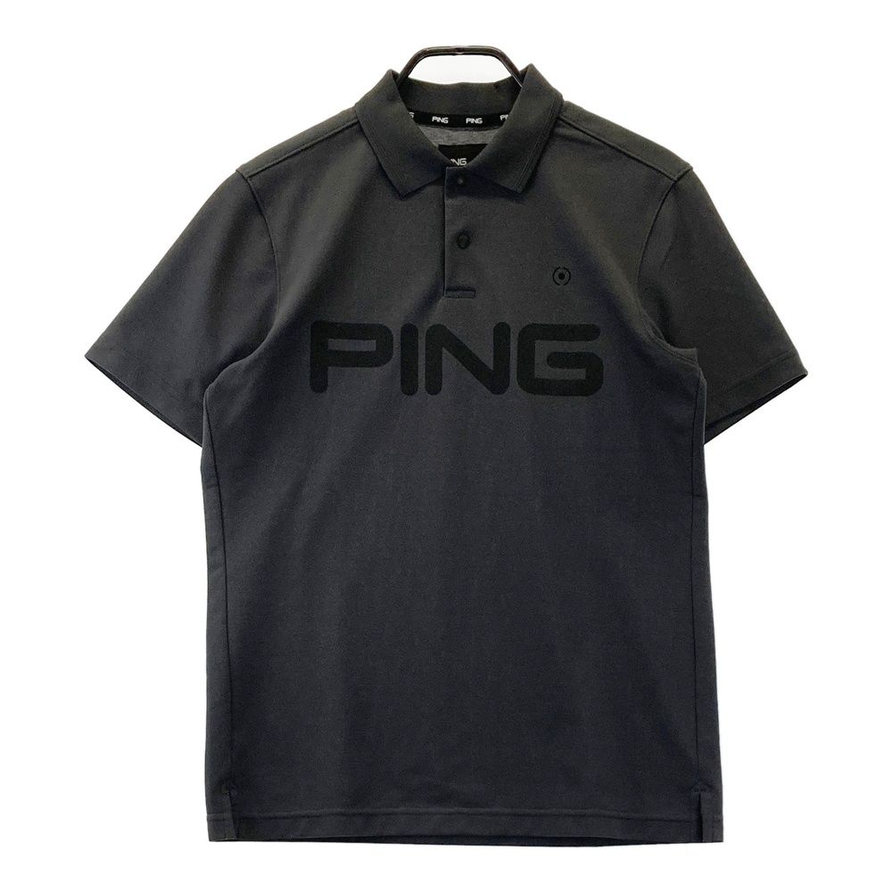 サイズ：M PING ピン 半袖ポロシャツ グレー系 [240101476439