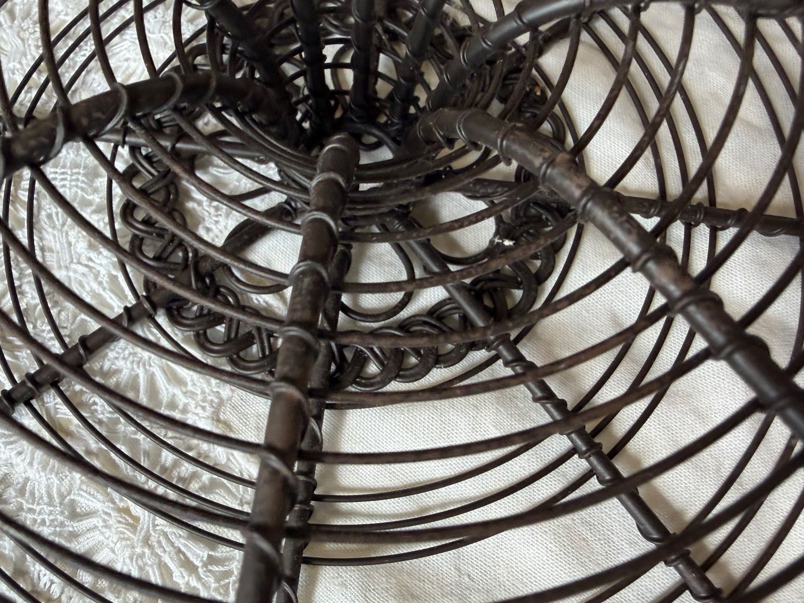 メタルパニエのコンポティエ フランスインテリア