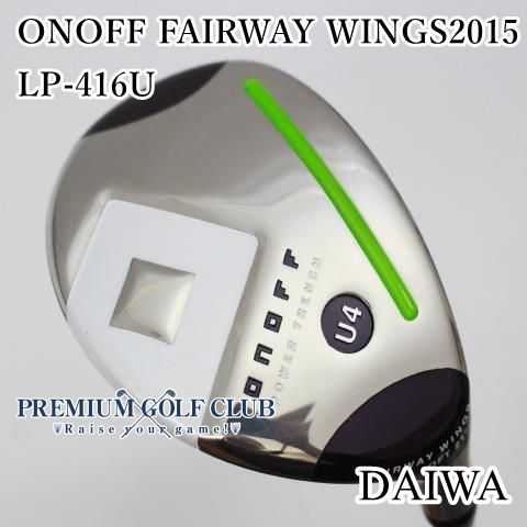 【中古】 レディース オノフ ONOFF FAIRWAY WINGS 2015 ユーティリティ LP-416U/L U4/21度 超美品！ [0315]