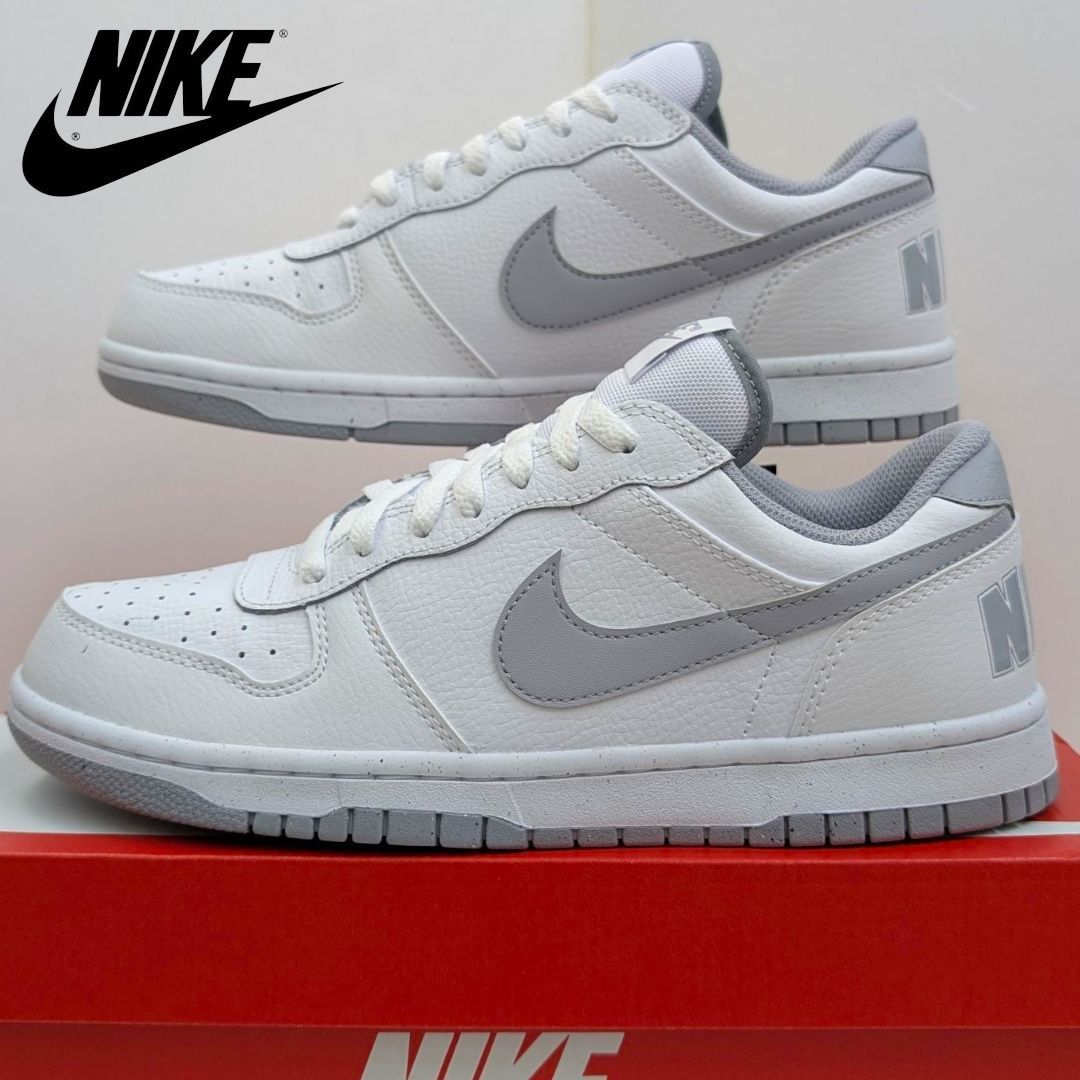 ナイキ] ビッグ ロー BIG LOW 安い ホワイト/グレー 355152-106 27.5cm