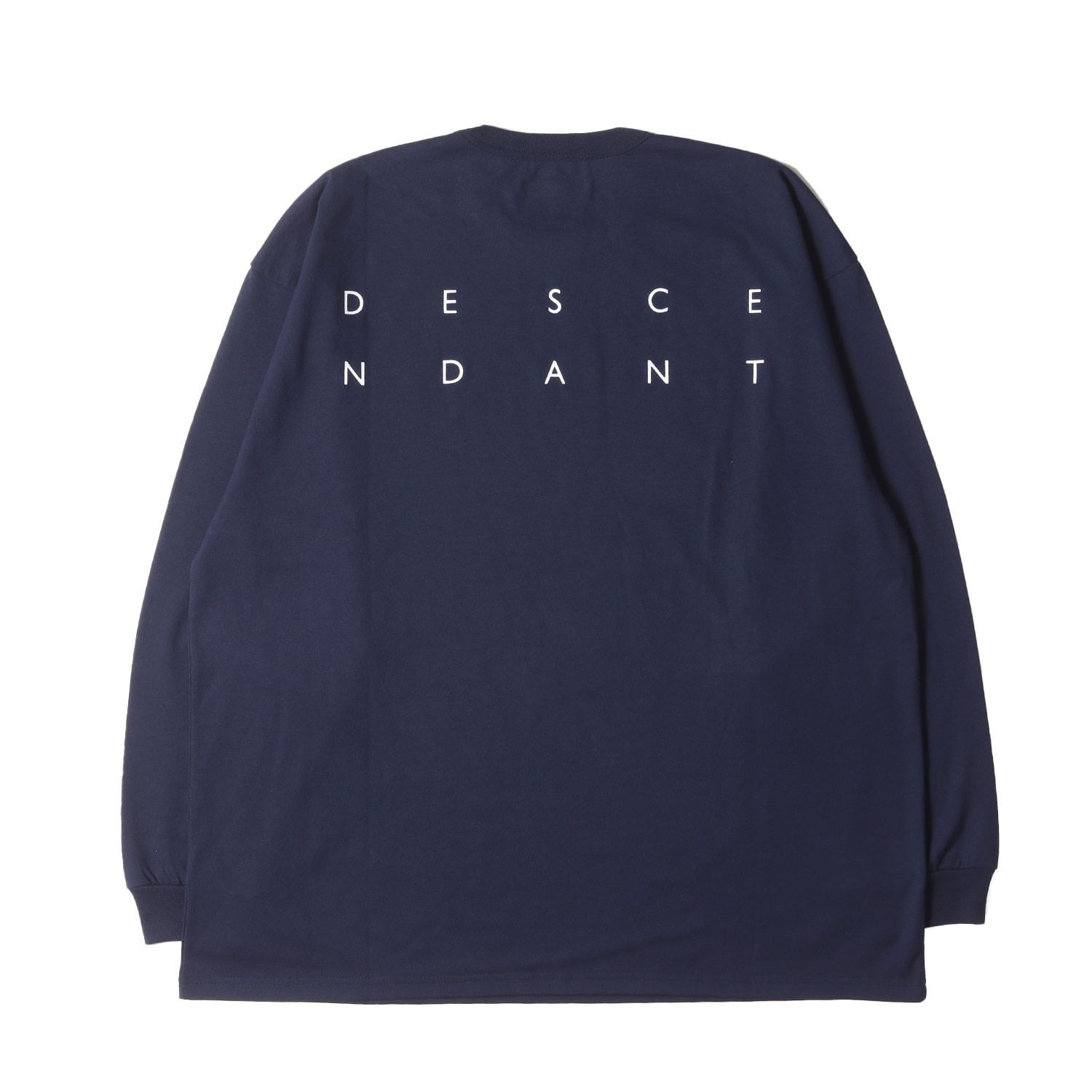 美品 DESCENDANT ディセンダント Tシャツ サイズ: 3 21AW バック 美品 DESCENDANT ディセンダント Tシャツ サイズ: 3 21AW バック