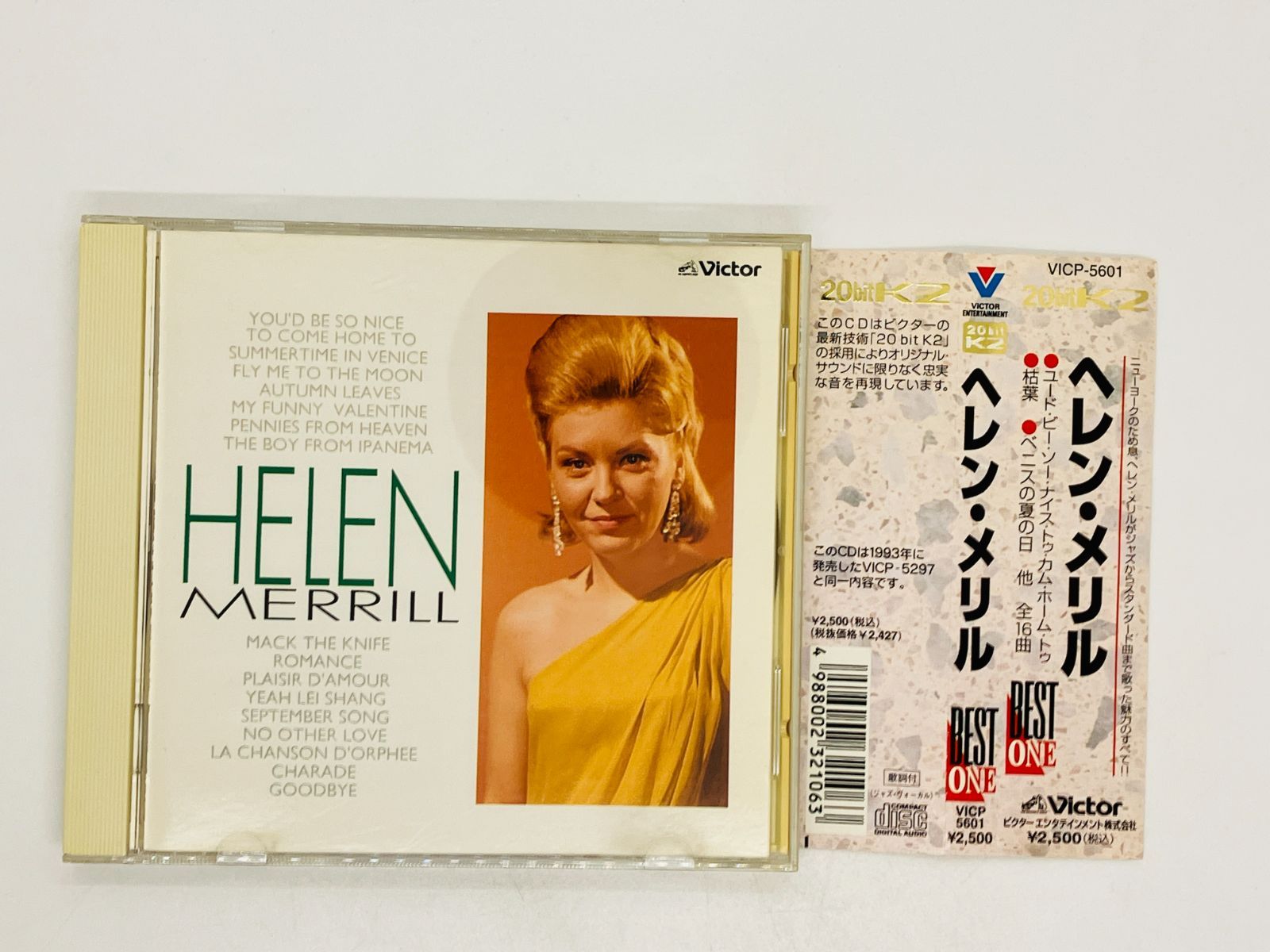 CD HELEN MERRILL / ヘレン・メリル / ユード ビー ソー ナイス トゥ 