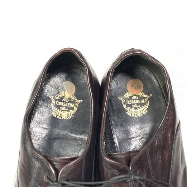 80sビンテージ☆フローシャイムFlorsheim☆サイズ 9 D☆27.0-27.5cm