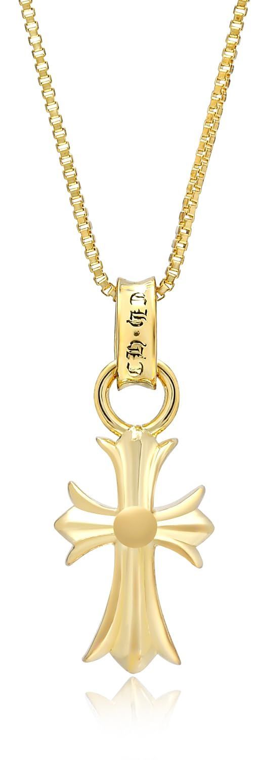 人気 レディース メンズ 金属アレルギー対応 ネックレス 十字架 クロス アクセサリー アネージュ サージカルステンレス neige] ベネチアチェーン50cmフリーアジャスター付き [A