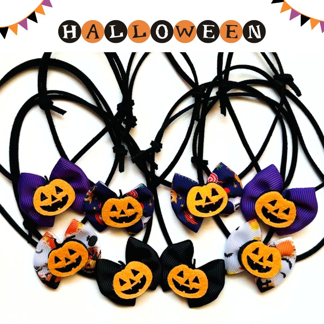 トリミングチョーカー ハロウィン 激かわハロウィンチョーカー【20個入り】 Pet choker Dog collar