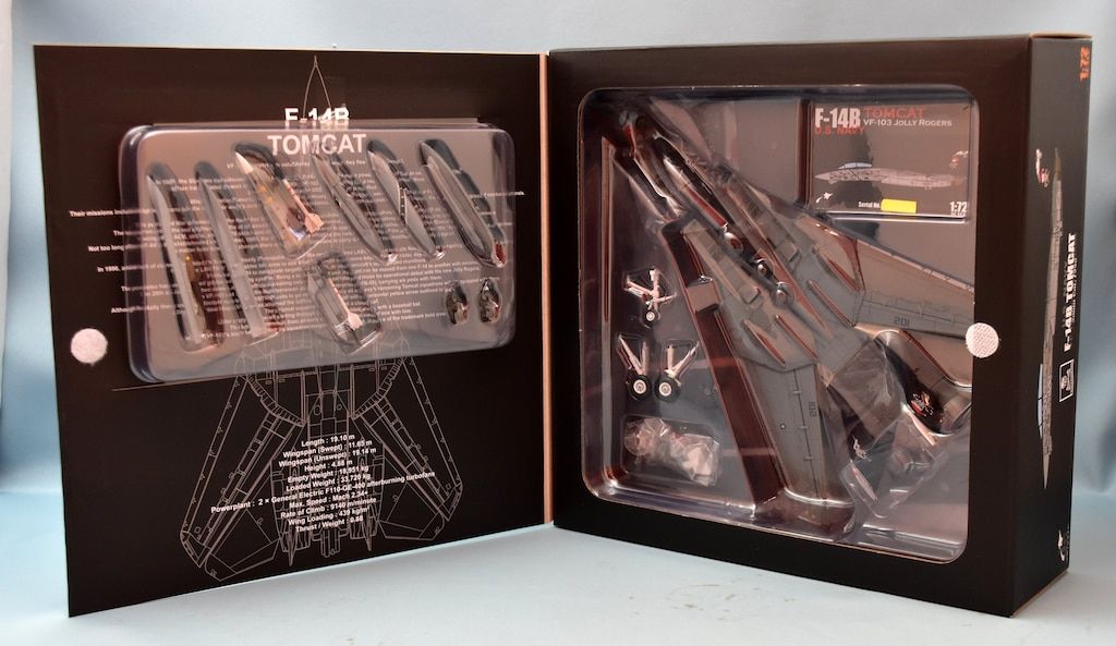 ガリバー 1|72 F-14B VF-103 ジョリーロジャース クリスマス塗装 USS エンタープライズ 1996