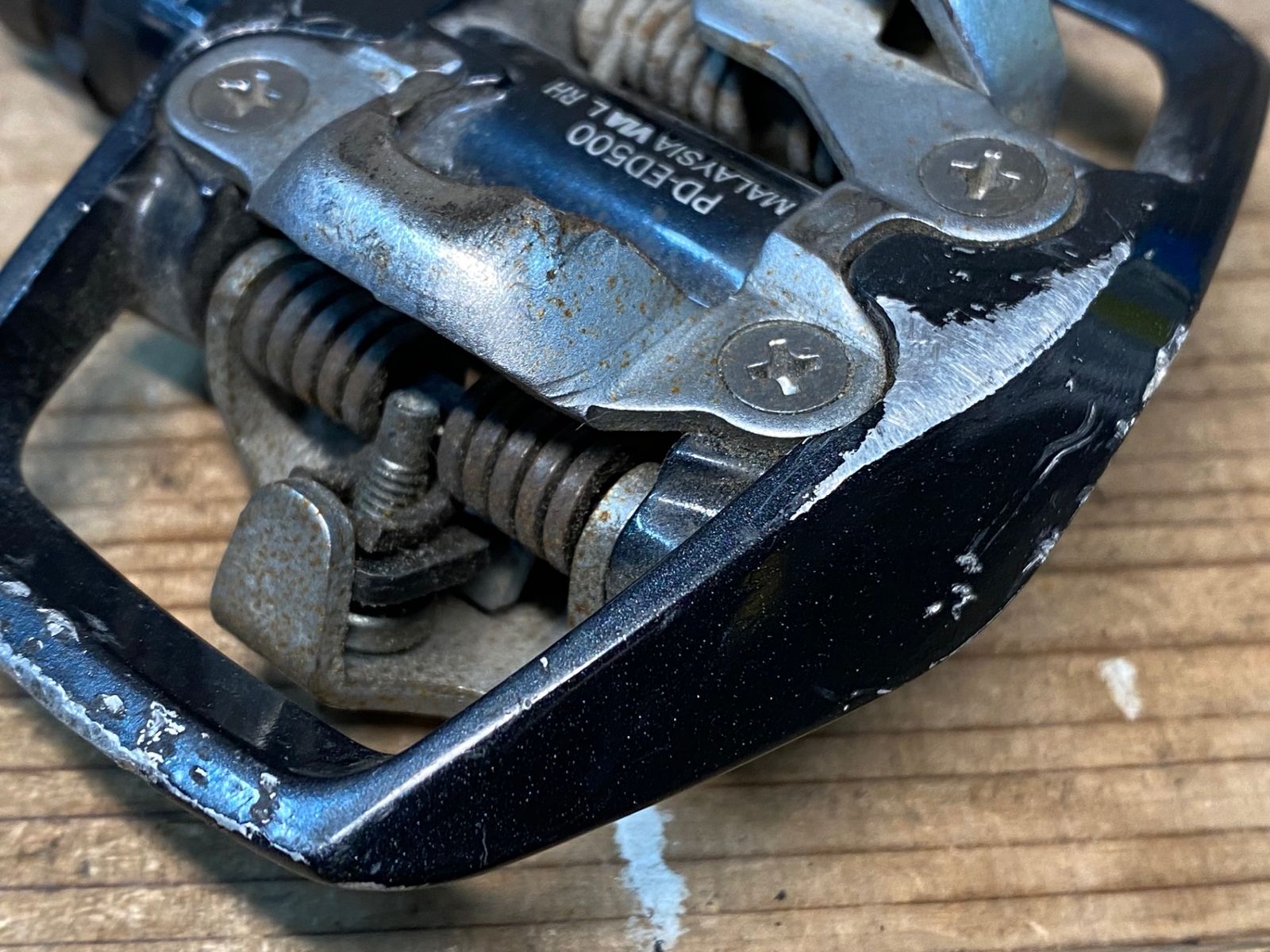 IX997 シマノ SHIMANO PD-ED500 ビンディングペダル SPD 両面 - メルカリ