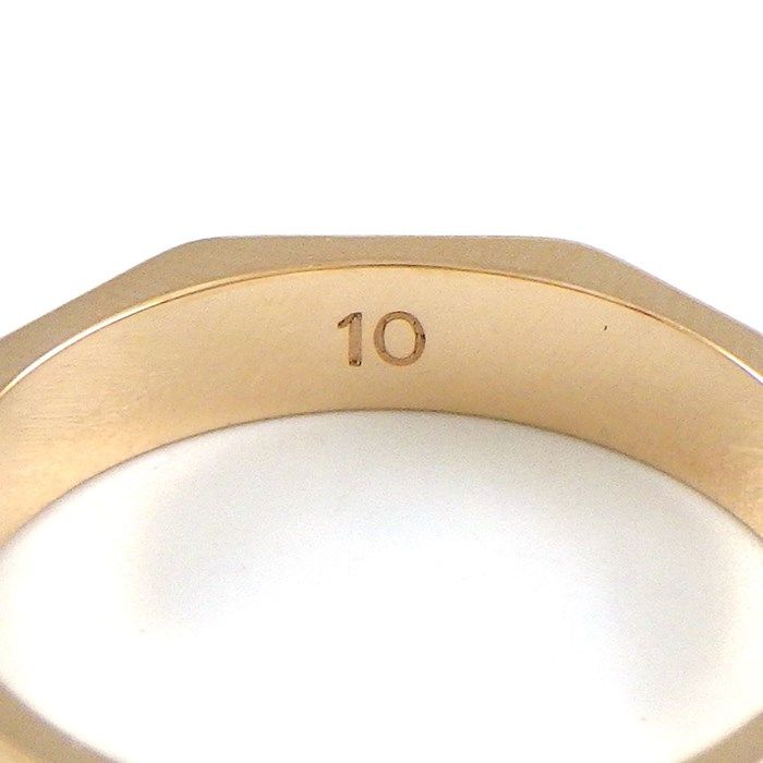 グッチ GUCCI リング オクタゴナル GG ロゴ アイコン K18PG 9.5号  