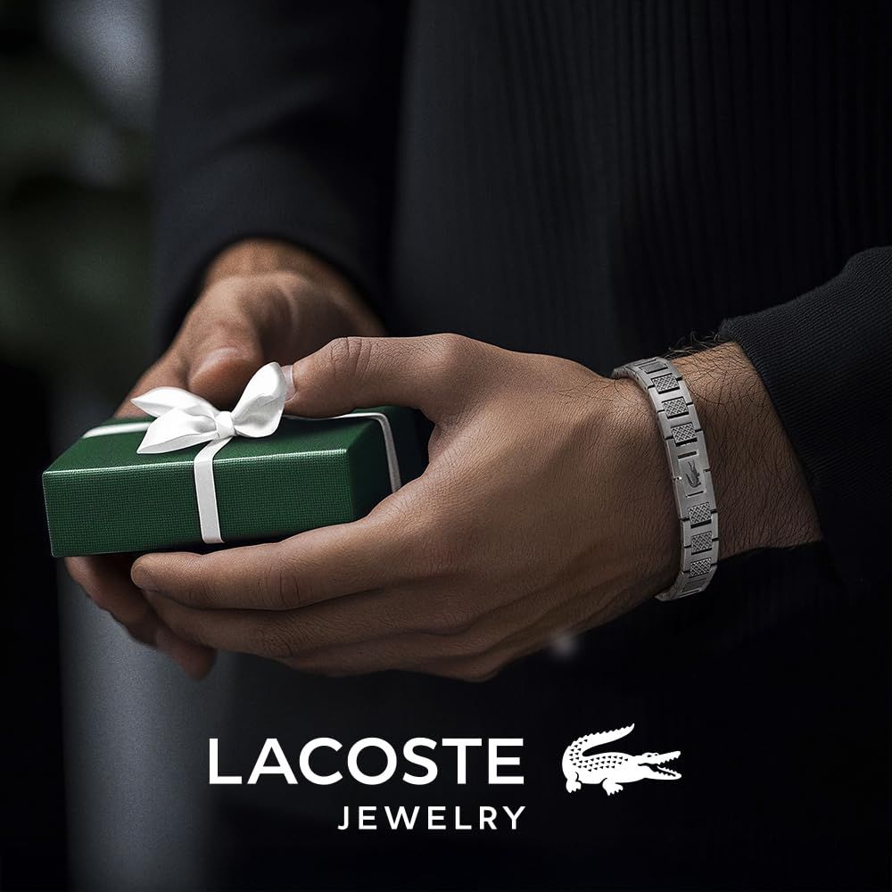 Lacoste☆ブレスレット METROPOLE Amazon.com: Lacoste Metropole Link Bracelet for Men