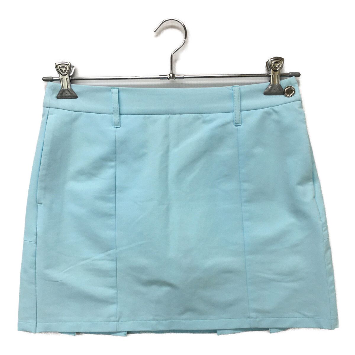 coco 中古 デサントゴルフ DESCENTE GOLF レディース スカート L 水色 一体型インナーパンツ シンプル 中古 レディース デサントゴルフ DESCENTE GOLF スカート L 水色