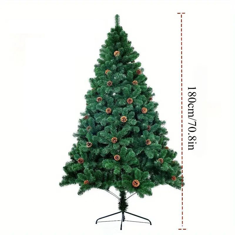 クリスマスツリー 全長180cm 松ぼっくり クリスマス インテリア リアル