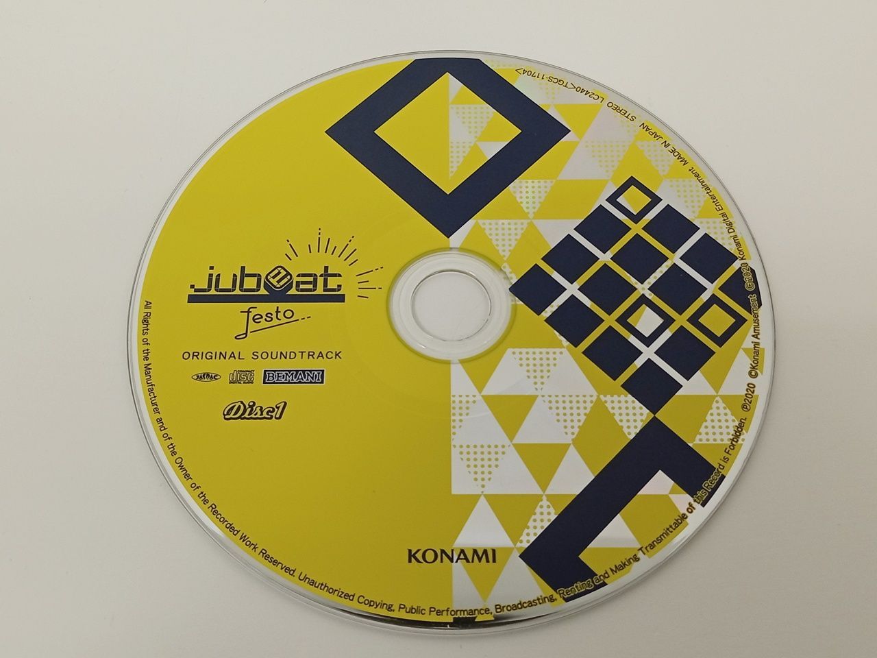 KONAMI コナミ BEMANI jubeat festo ORIGINAL SOUNDTRACK ゲーム