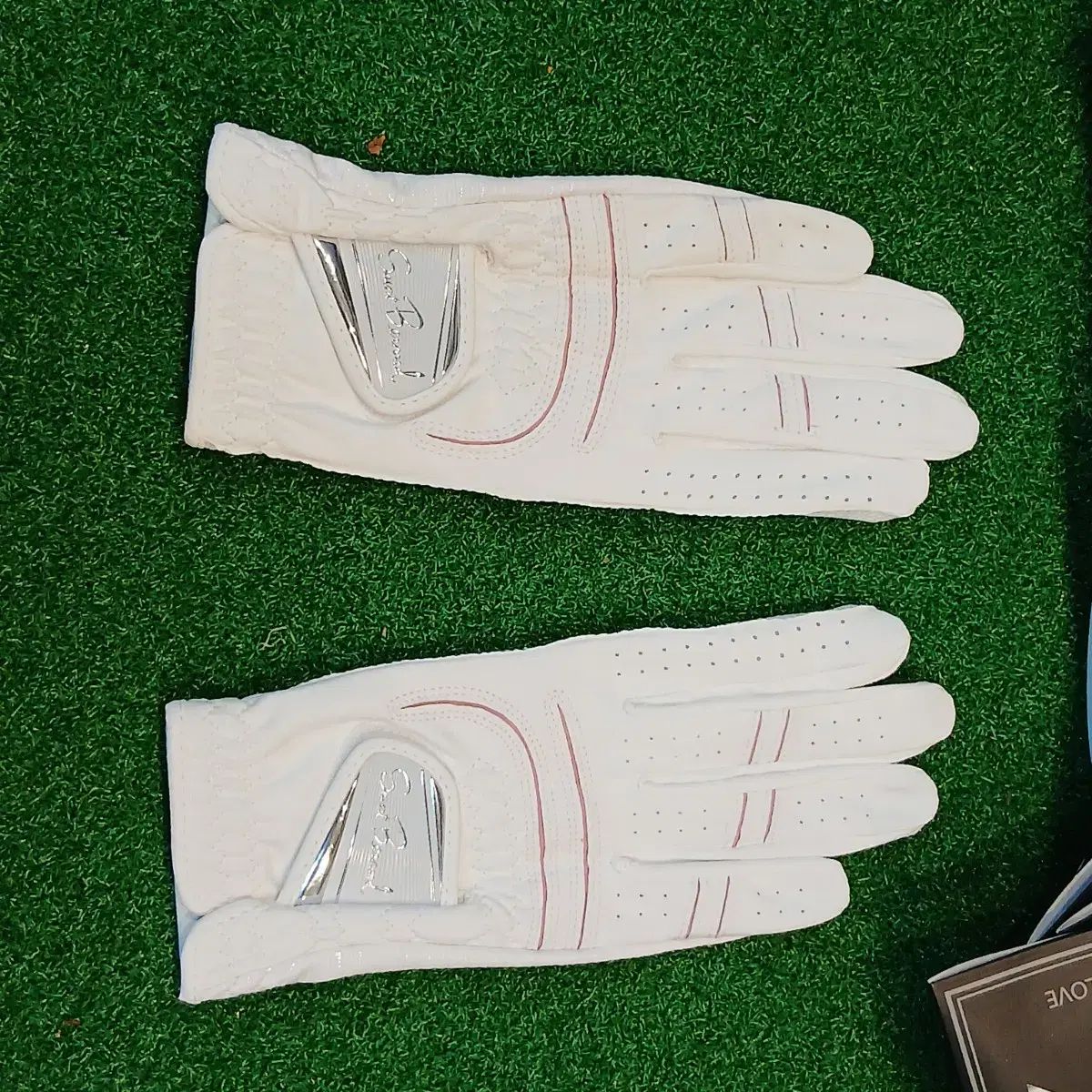 レディース ゴルフ シリコン 合皮手袋 両手 19号 10個