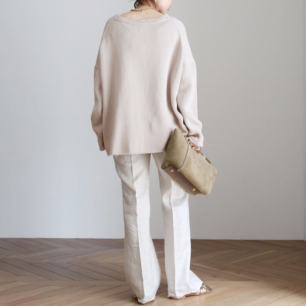 新品　ドゥーズィエムクラス　SANDBEIGE/サンドベージュ　プルオーバー Deuxieme Classe (ドゥーズィエムクラス) neo beauty プル