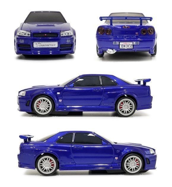 【外箱ダメージ有】車型モバイルバッテリー 日産スカイラインGT-R (BNR34) ワイルド・スピードMAX (ブルー) ブライアン仕様 4500mAh 657427 GT-R 車型モバイルバッテリー スカイライン ワイルド・スピードX2 シルバー 外箱ダメージ有車型モバイルバッテリー