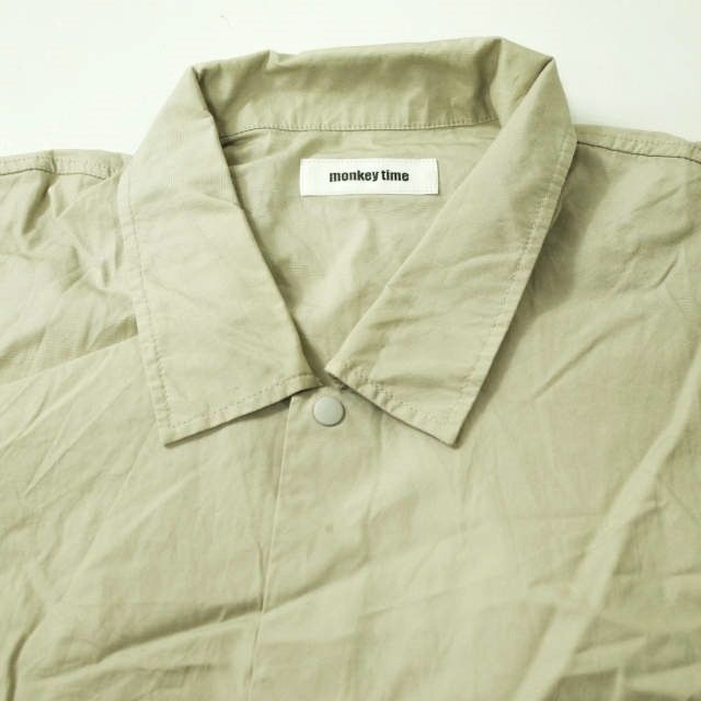 monkey time ブロード カラー ブロック シャツ monkey time BROAD COLOR BLOCK SHIRT L - メルカリ